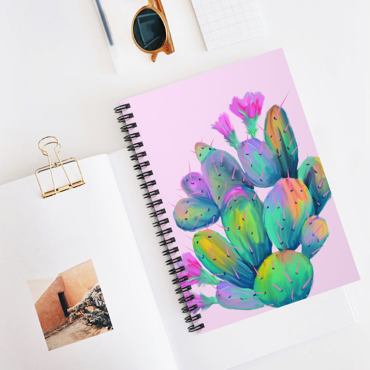 Pink Prickly Pear Spiral Notebook
