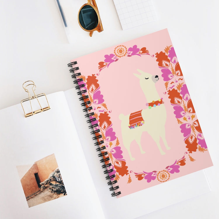 Lima Llama Spiral Notebook