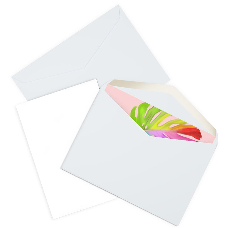 Magical Monstera Greeting Cards (5 Pack)