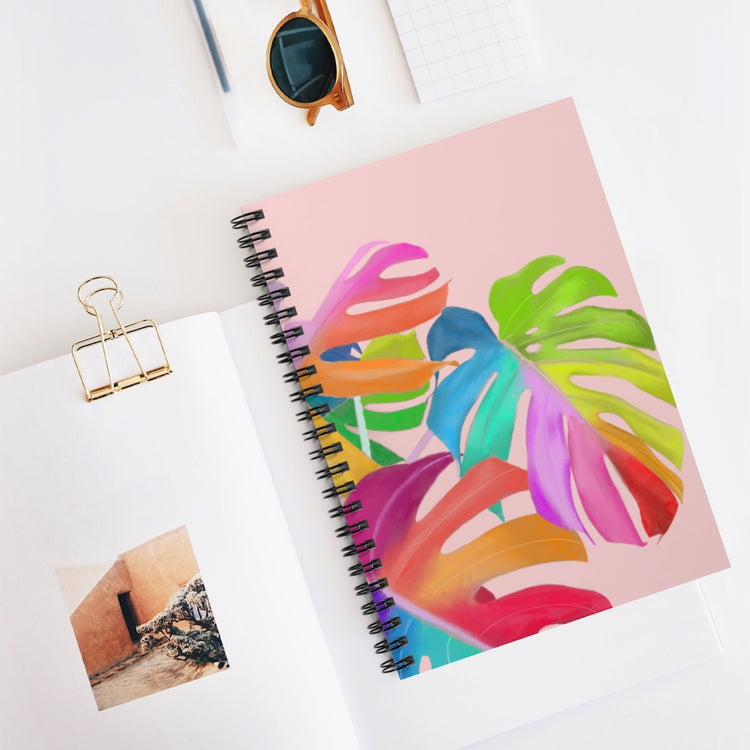 Magical Monstera Spiral Notebook