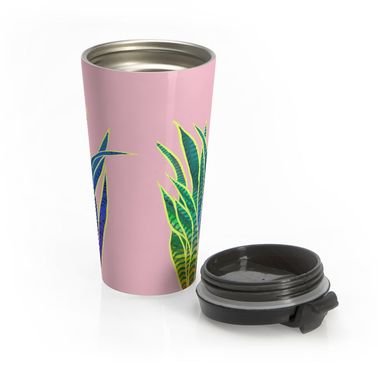 Sarah's Snake Plant Stainless Steel Travel Mug