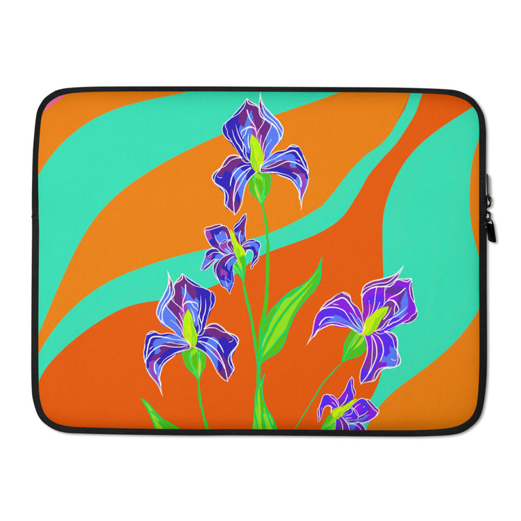 Groovy Iris Laptop Sleeve