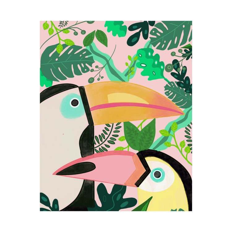 Two Toucan vertical poster