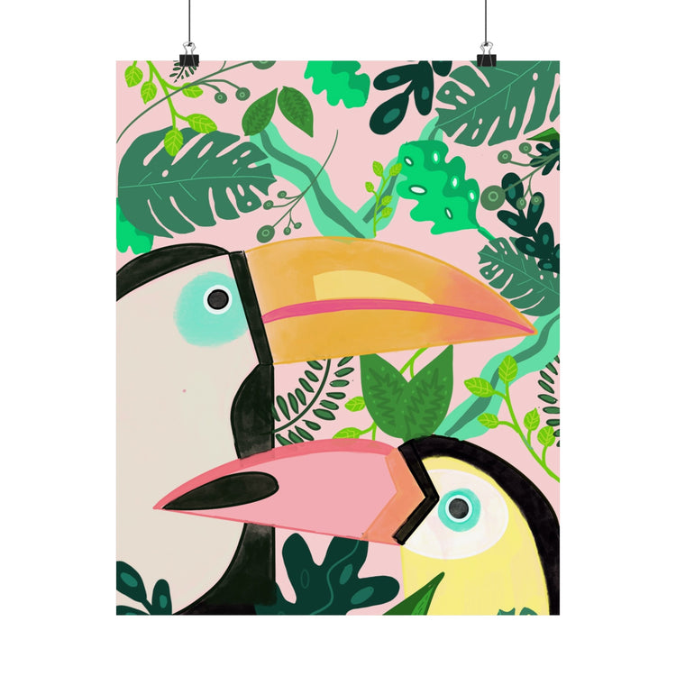Two Toucan vertical poster