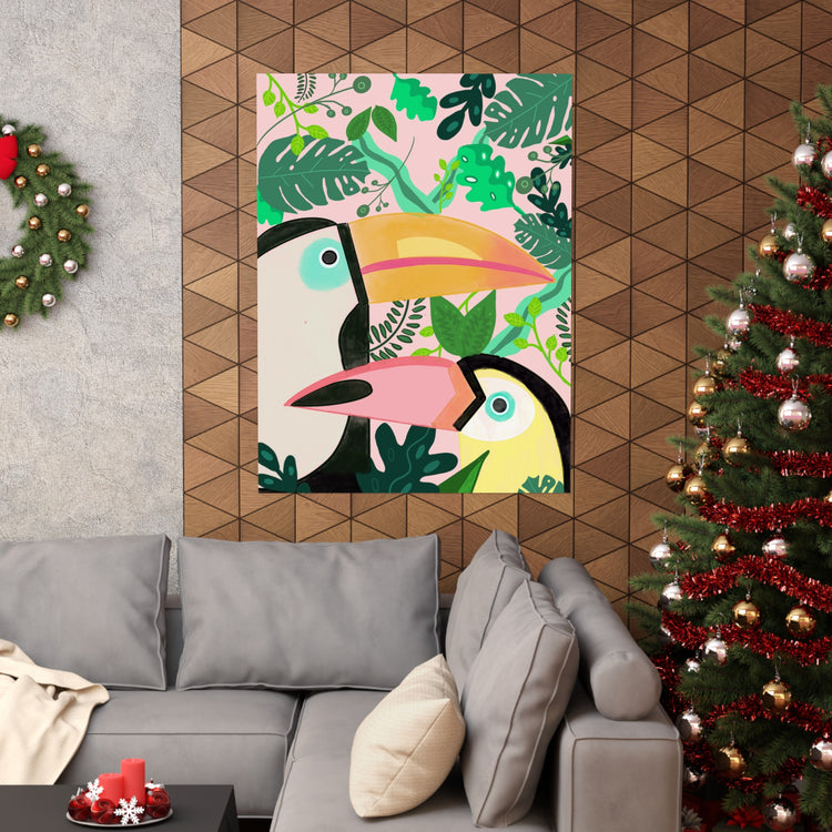 Two Toucan vertical poster