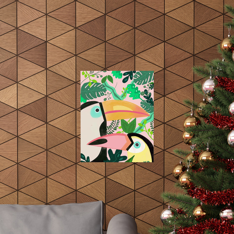 Two Toucan vertical poster