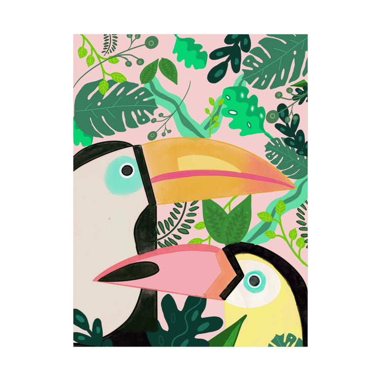 Two Toucan vertical poster