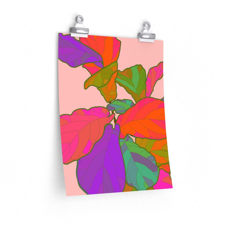 Funky Fiddle vertical poster
