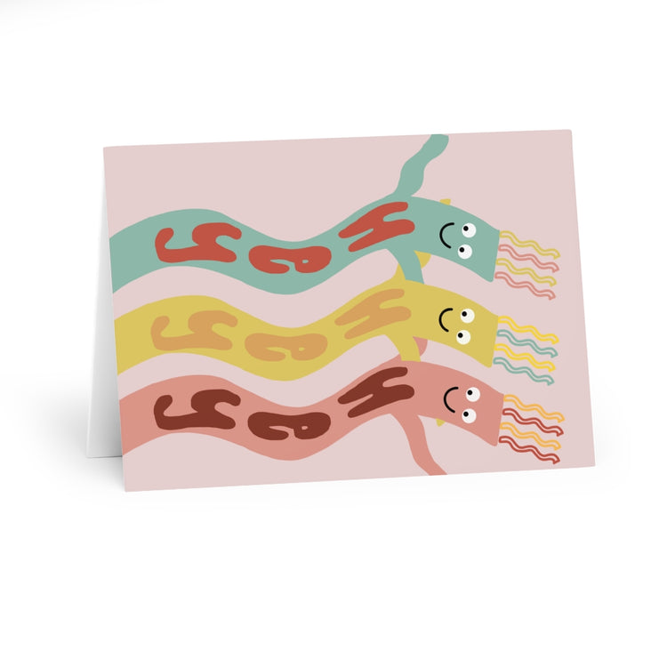 Hey Hey Hey Greeting Cards (5 Pack)