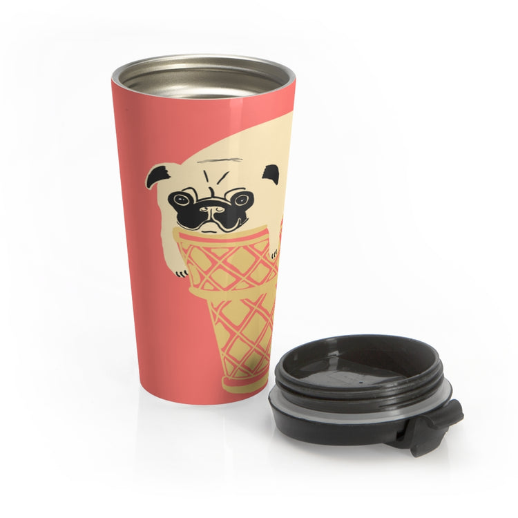Pancakes and Ice Cream Stainless Steel Travel Mug