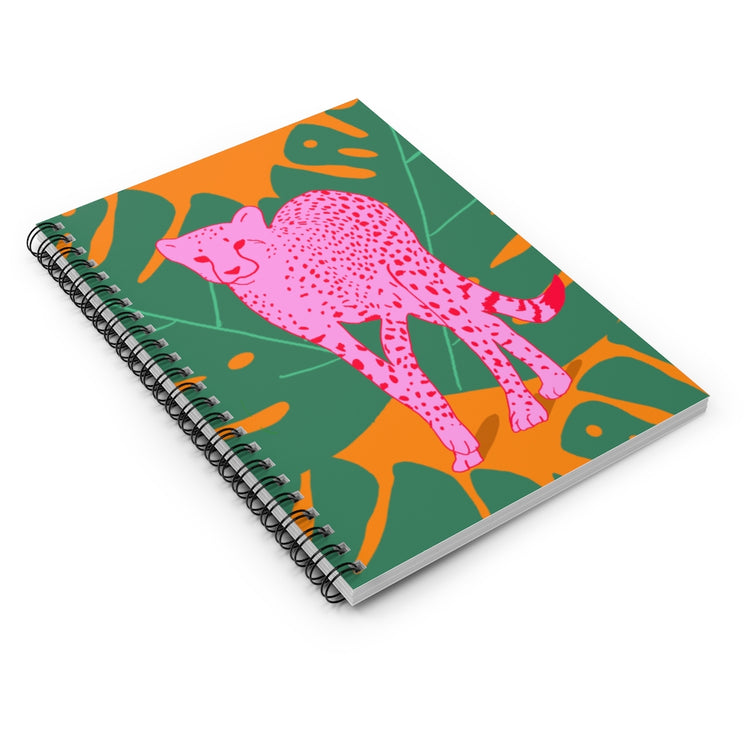 A Quick Cheetah Spiral Notebook