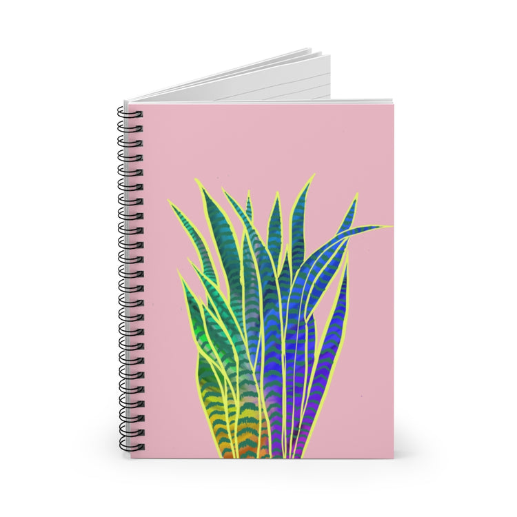 Sarah's Snake Plant Spiral Notebook