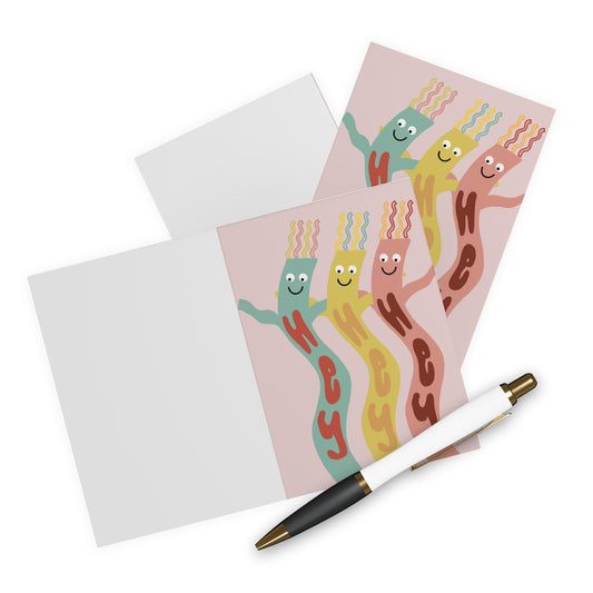 Hey Hey Hey Greeting Cards (5 Pack)