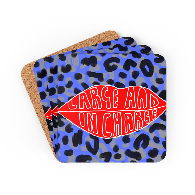 Large and In Charge Corkwood Coaster Set