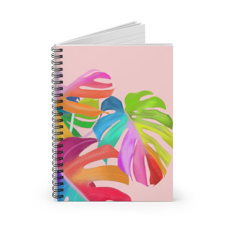 Magical Monstera Spiral Notebook