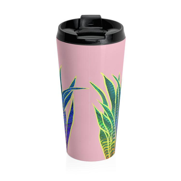 Sarah's Snake Plant Stainless Steel Travel Mug