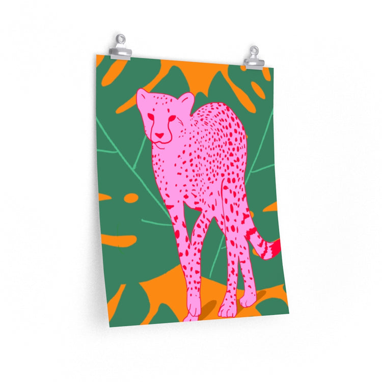 A Quick Cheetah vertical poster