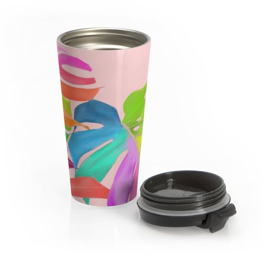 Magical Monstera Stainless Steel Travel Mug