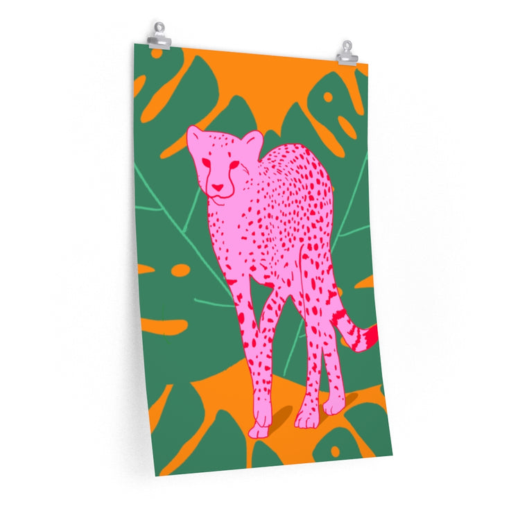 A Quick Cheetah vertical poster