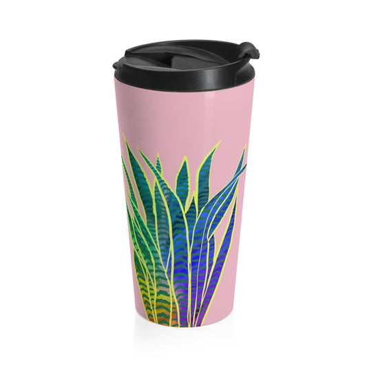 Sarah's Snake Plant Stainless Steel Travel Mug