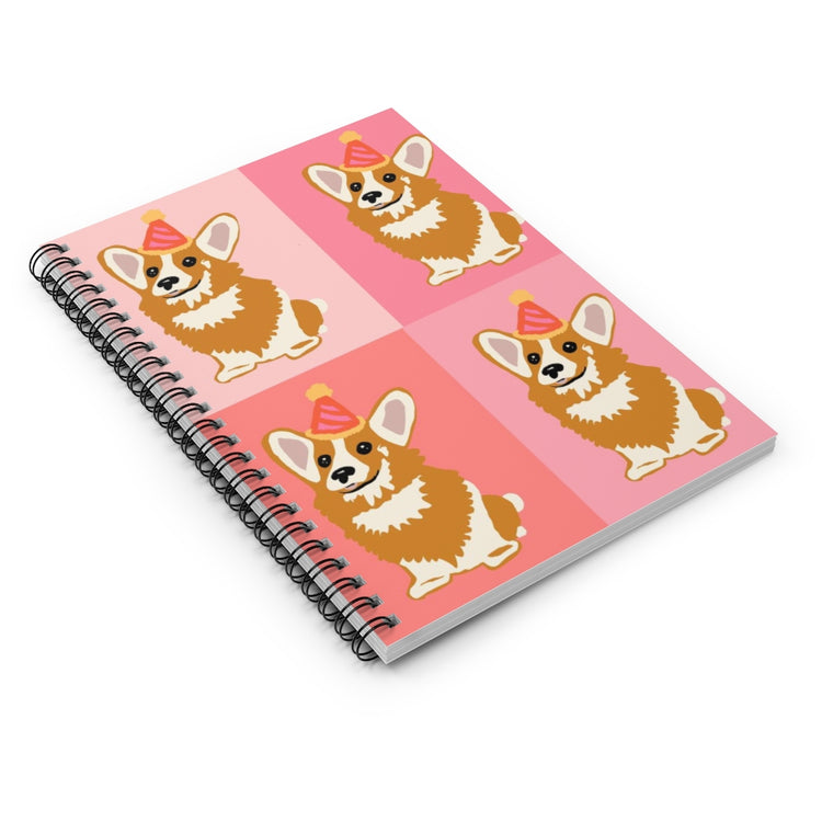 Four Corgs Spiral Notebook