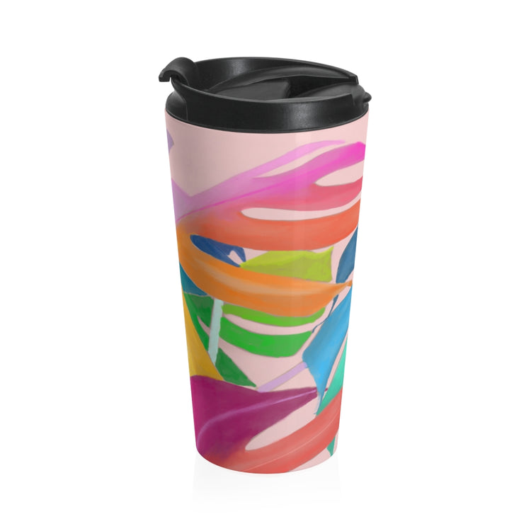 Magical Monstera Stainless Steel Travel Mug