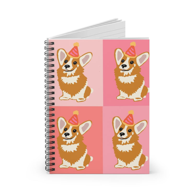 Four Corgs Spiral Notebook