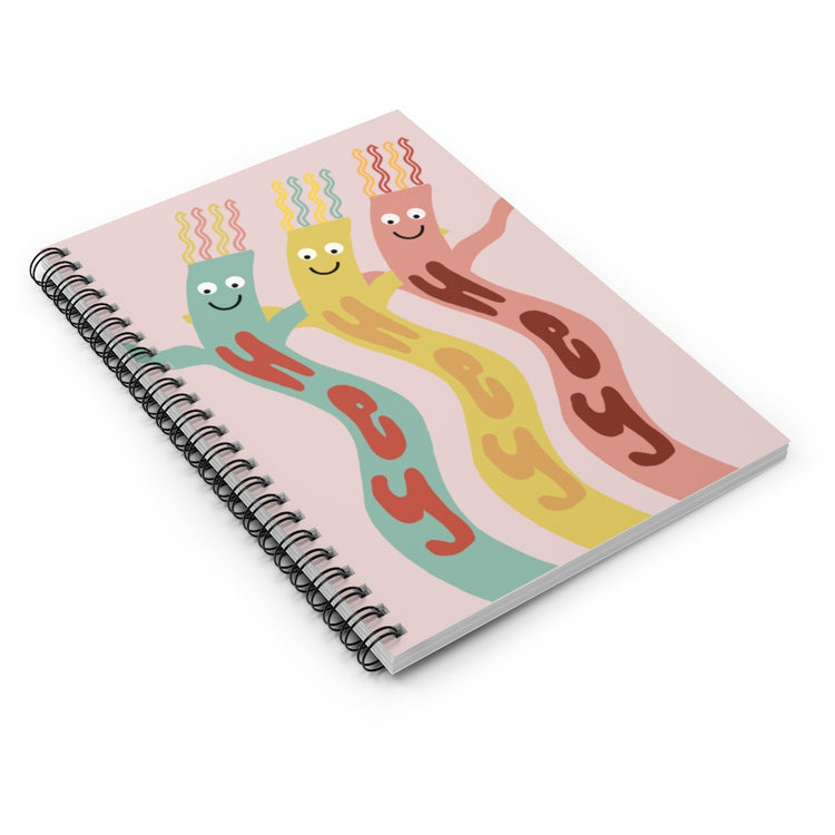Hey Hey Hey Spiral Notebook