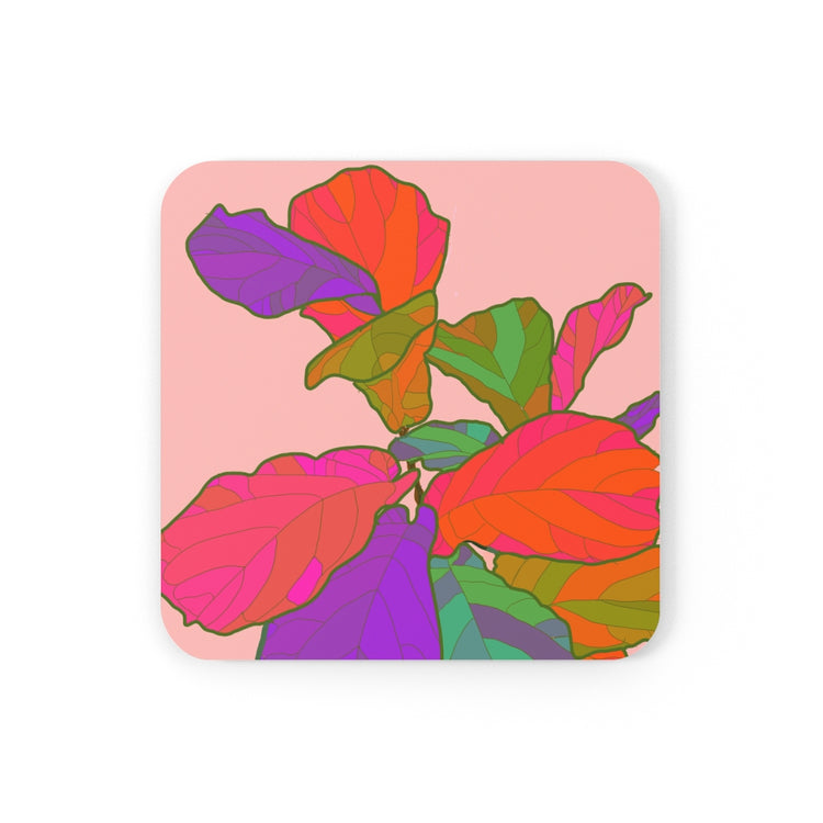 Funky Fiddle Corkwood Coaster Set