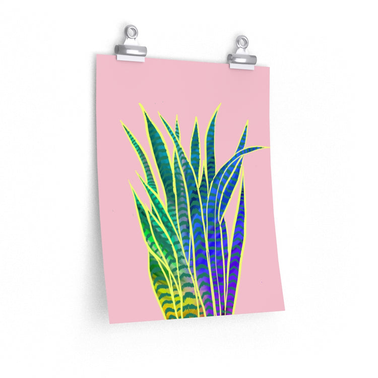 Sarah's Snake Plant vertical poster