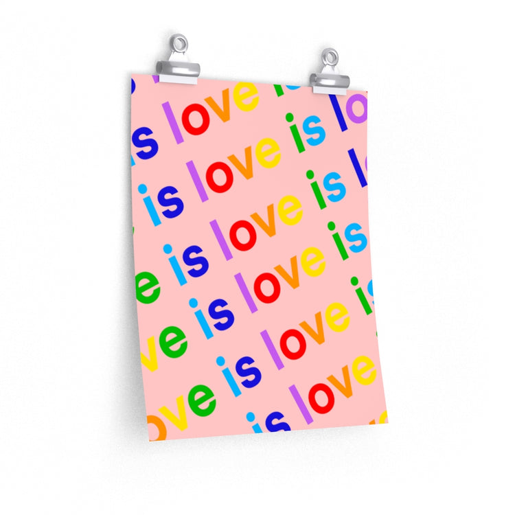 Love is Love vertical poster