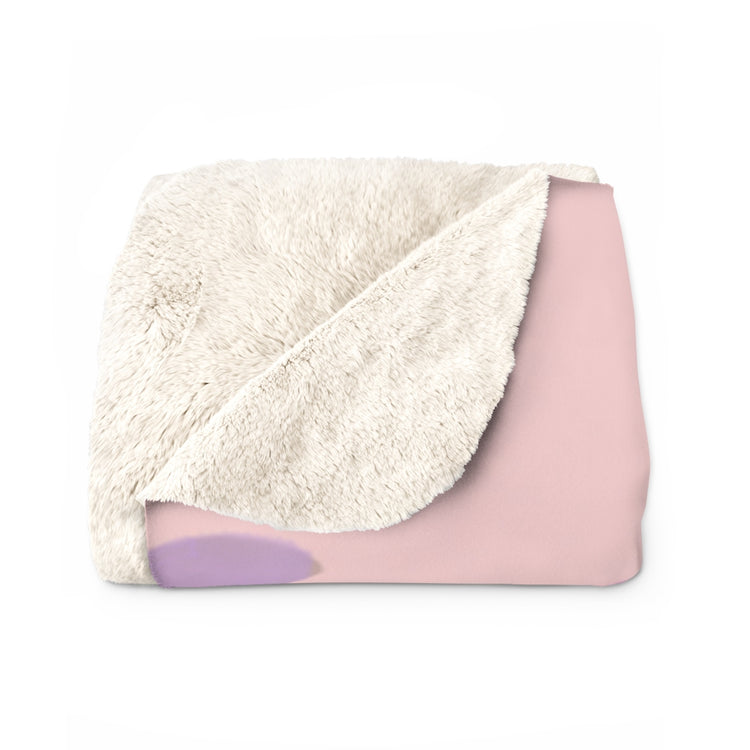 Magical Monstera Sherpa Fleece Blanket