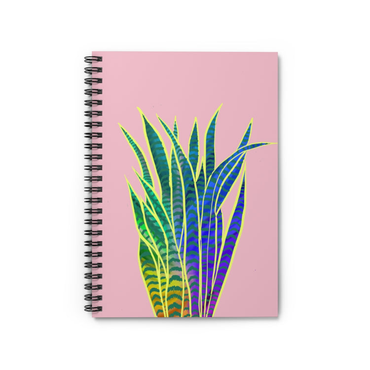 Sarah's Snake Plant Spiral Notebook