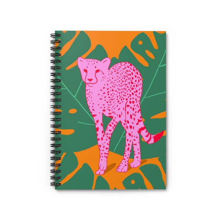 A Quick Cheetah Spiral Notebook