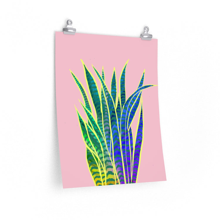 Sarah's Snake Plant vertical poster