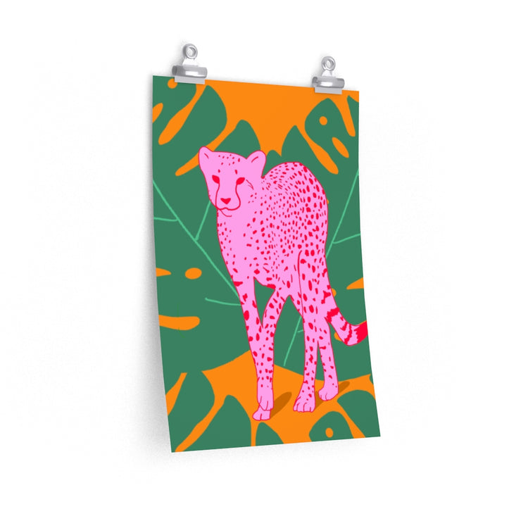 A Quick Cheetah vertical poster