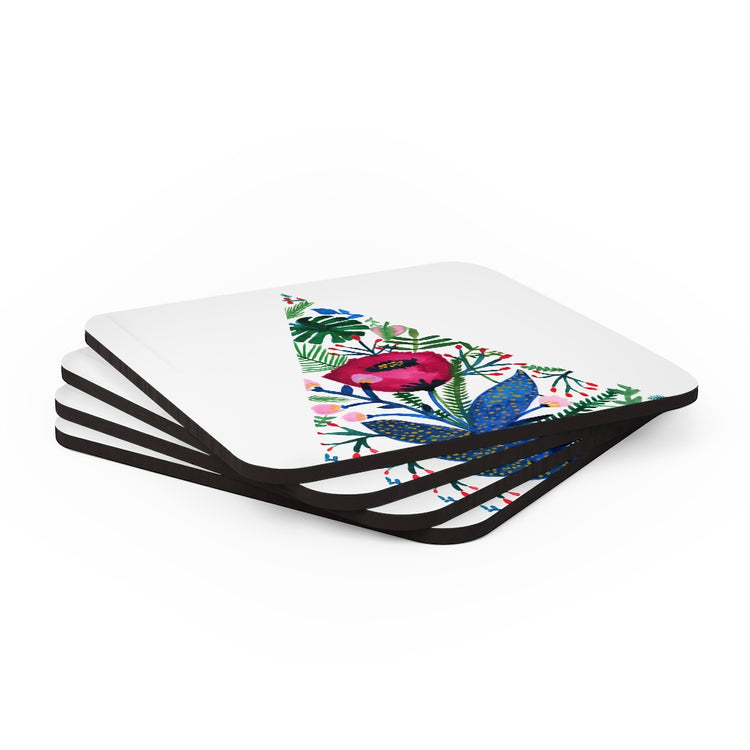 Inside the Mind of a Botanist Corkwood Coaster Set