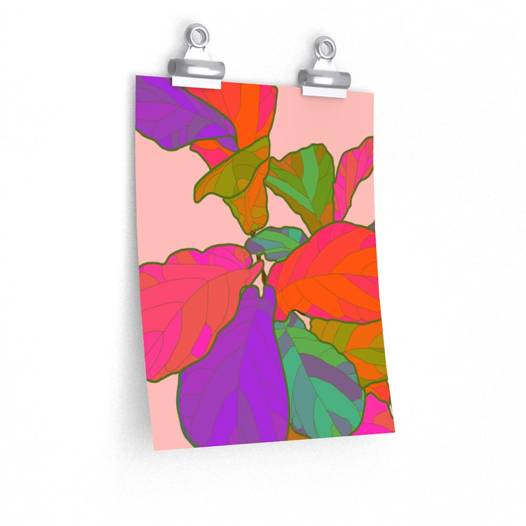 Funky Fiddle vertical poster