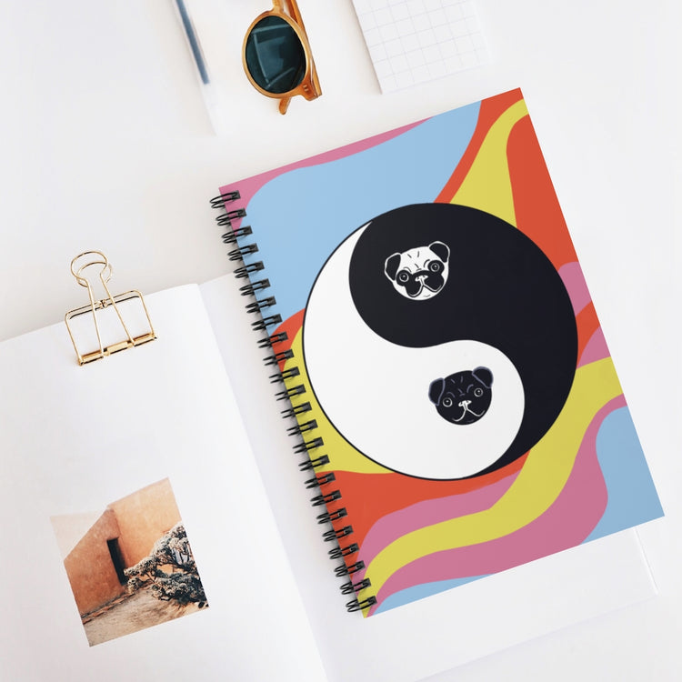 Yin Yang Pancakes Spiral Notebook