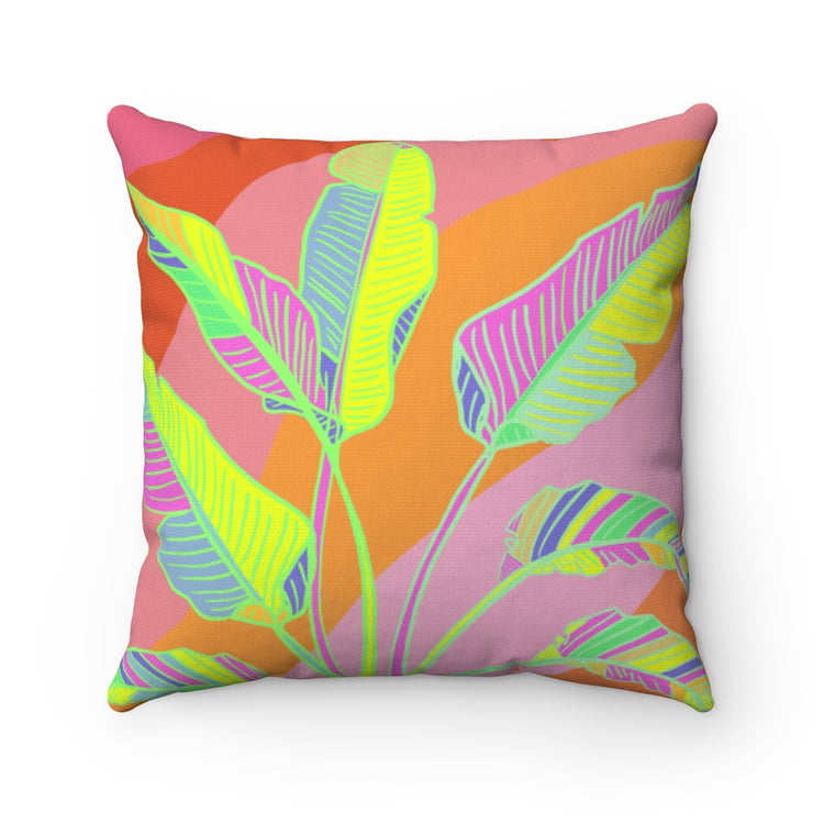 Banana Rave Square Pillow