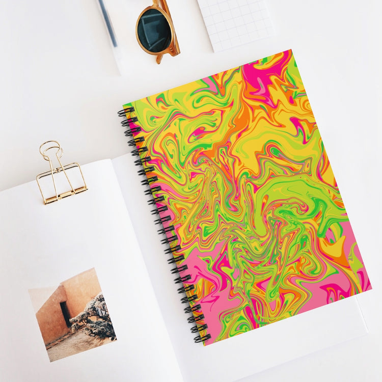 Dizzy Spiral Notebook