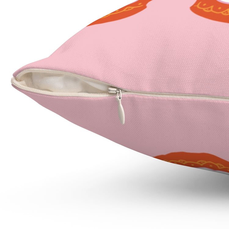 Russian Pancakes Square Pillow