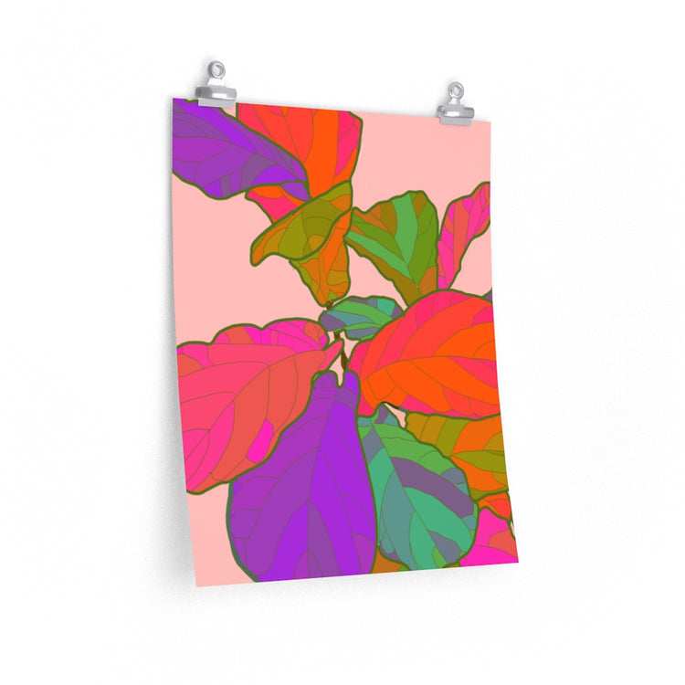 Funky Fiddle vertical poster