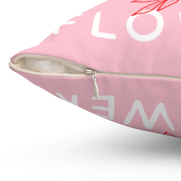 No Rain No Flowers Square Pillow