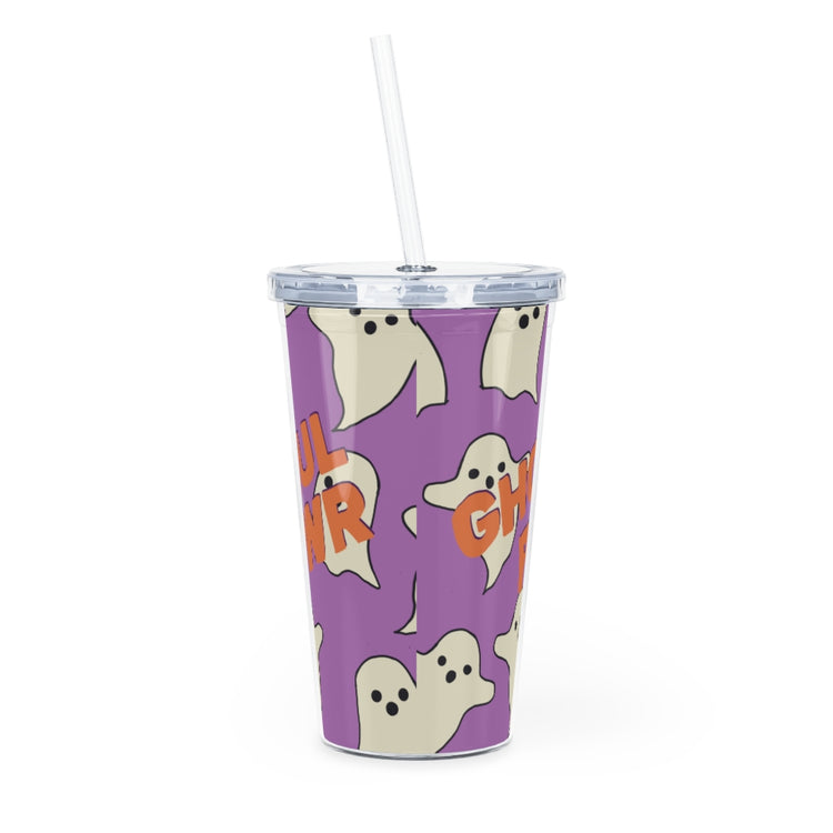 Ghoul PWR Plastic Tumbler with Straw