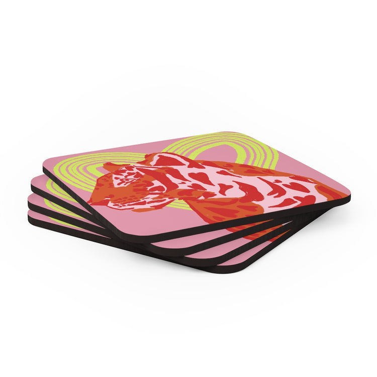 Lovey Tiger Coaster Set