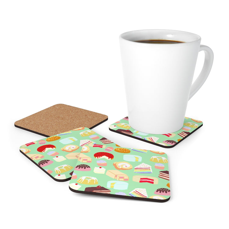 Cake For Days Corkwood Coaster Set