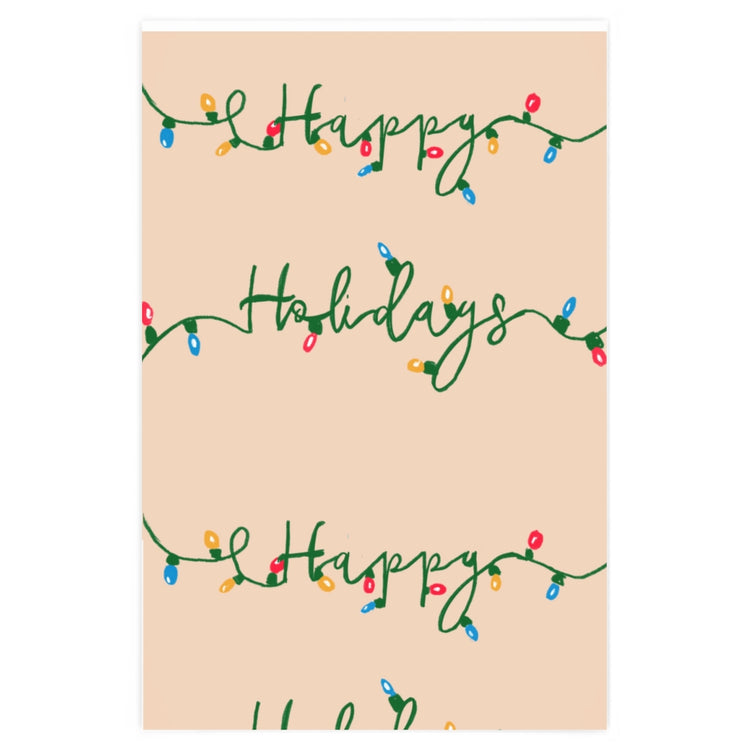 Happy Holidays Wrapping Paper
