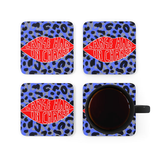 Large and In Charge Corkwood Coaster Set