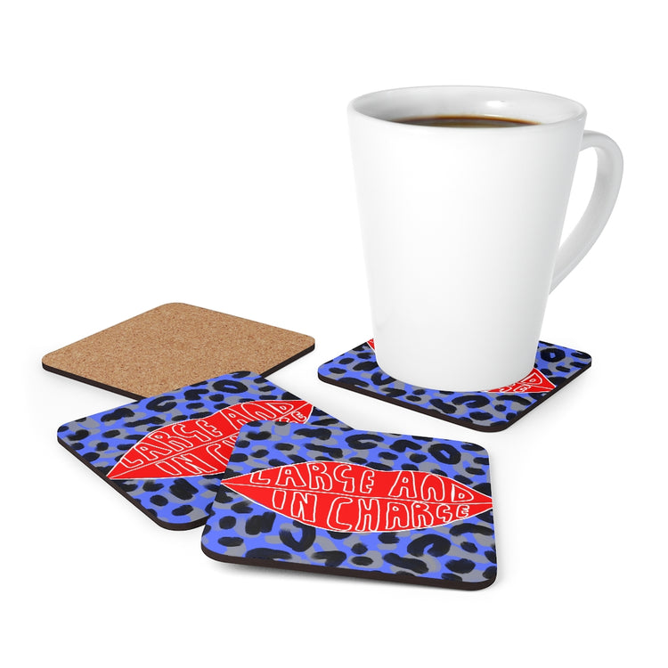 Large and In Charge Corkwood Coaster Set